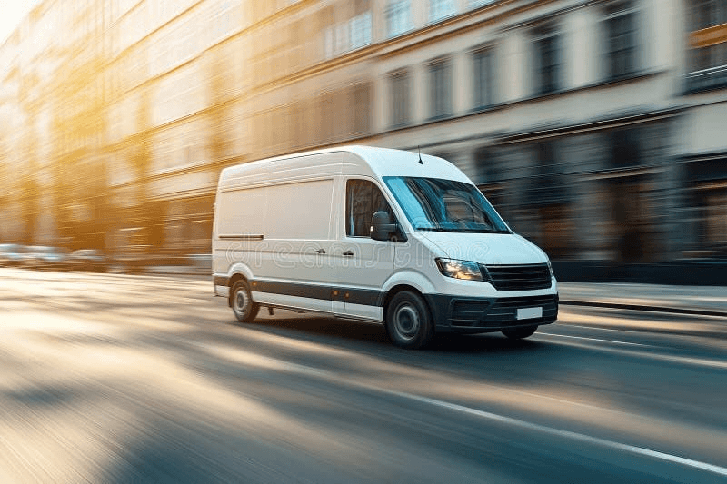 DPD electric van Leeds